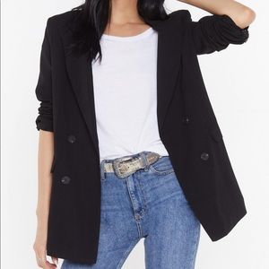 Black Relaxed Blazer